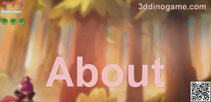 3d Dino Game Welcome Banner