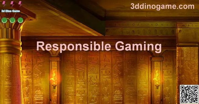 3d Dino Game Responsible Gaming Banner